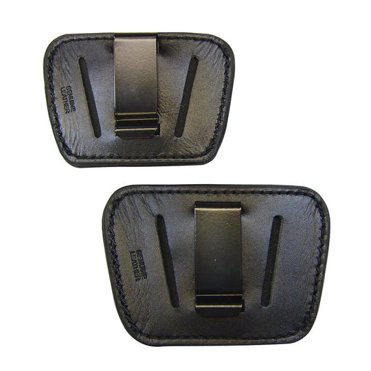 Ambidextrous Concealment Belt Slide Holster - with removable clip - fits small to large frame auto handguns